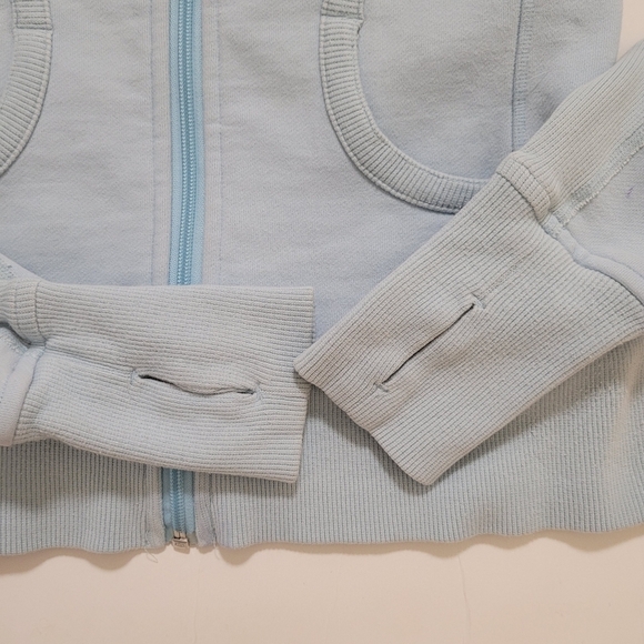 Lululemon light blue Scuba stretch jacket - Picture 5 of 14